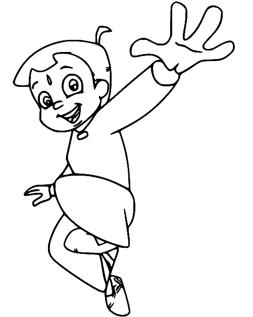 Chhota Bheem Ausmalbilder 71