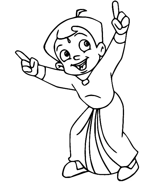 Chhota Bheem Coloring Pages 52