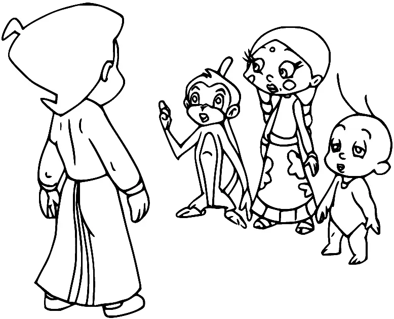 Chhota Bheem Coloring Pages 53