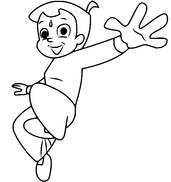 Chhota Bheem Coloring Pages 64