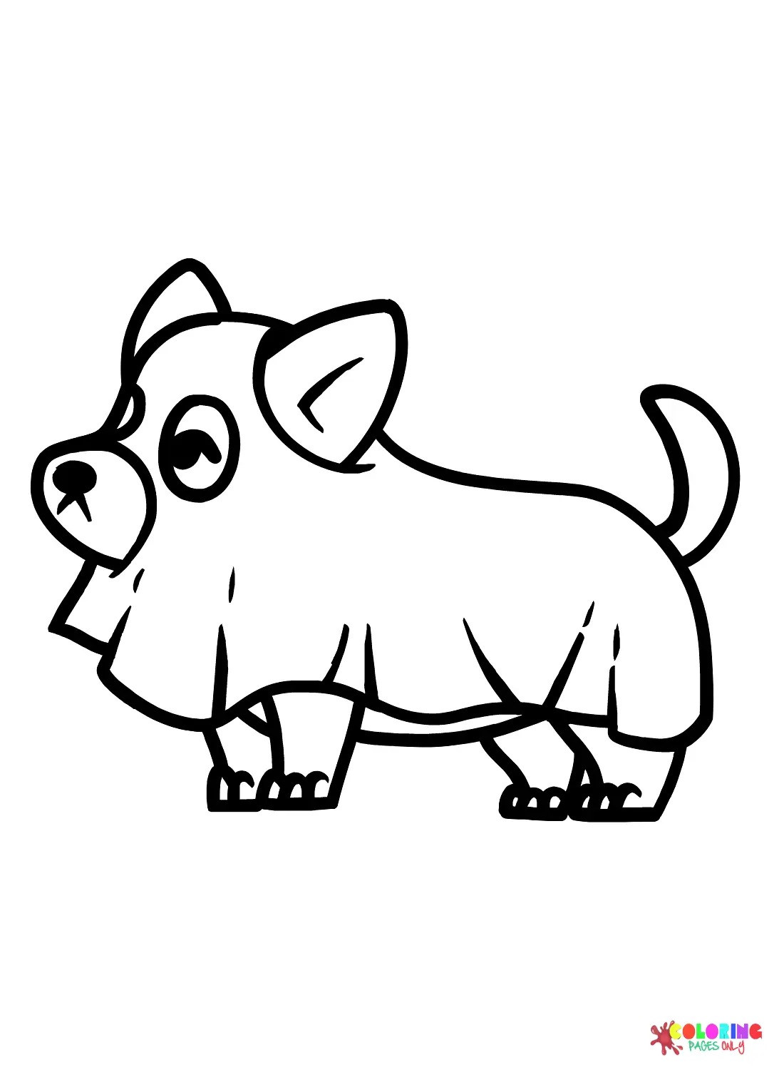 Chihuahua Para Colorear