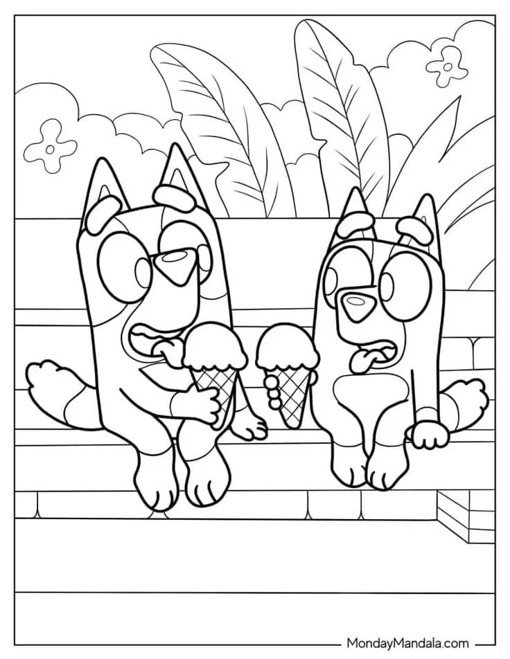 Chilli Heeler Coloring Pages 15