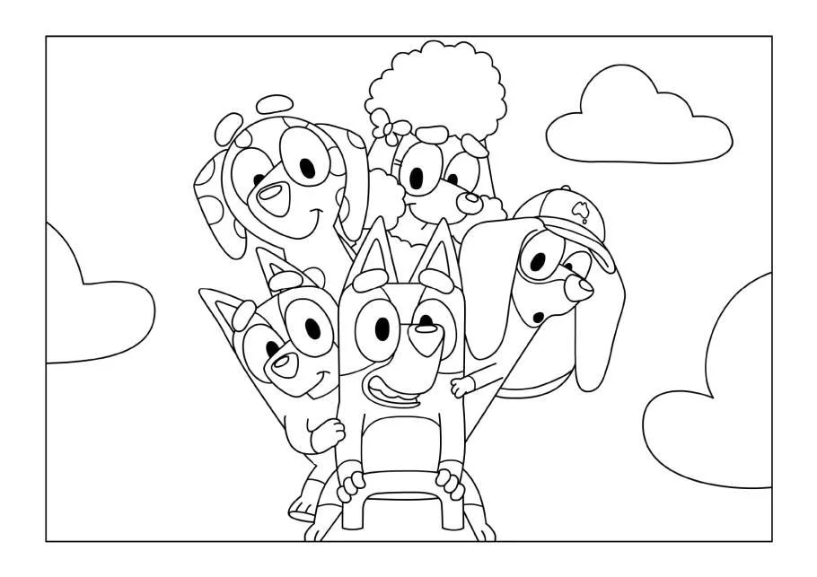 Chilli Heeler Coloring Pages 18