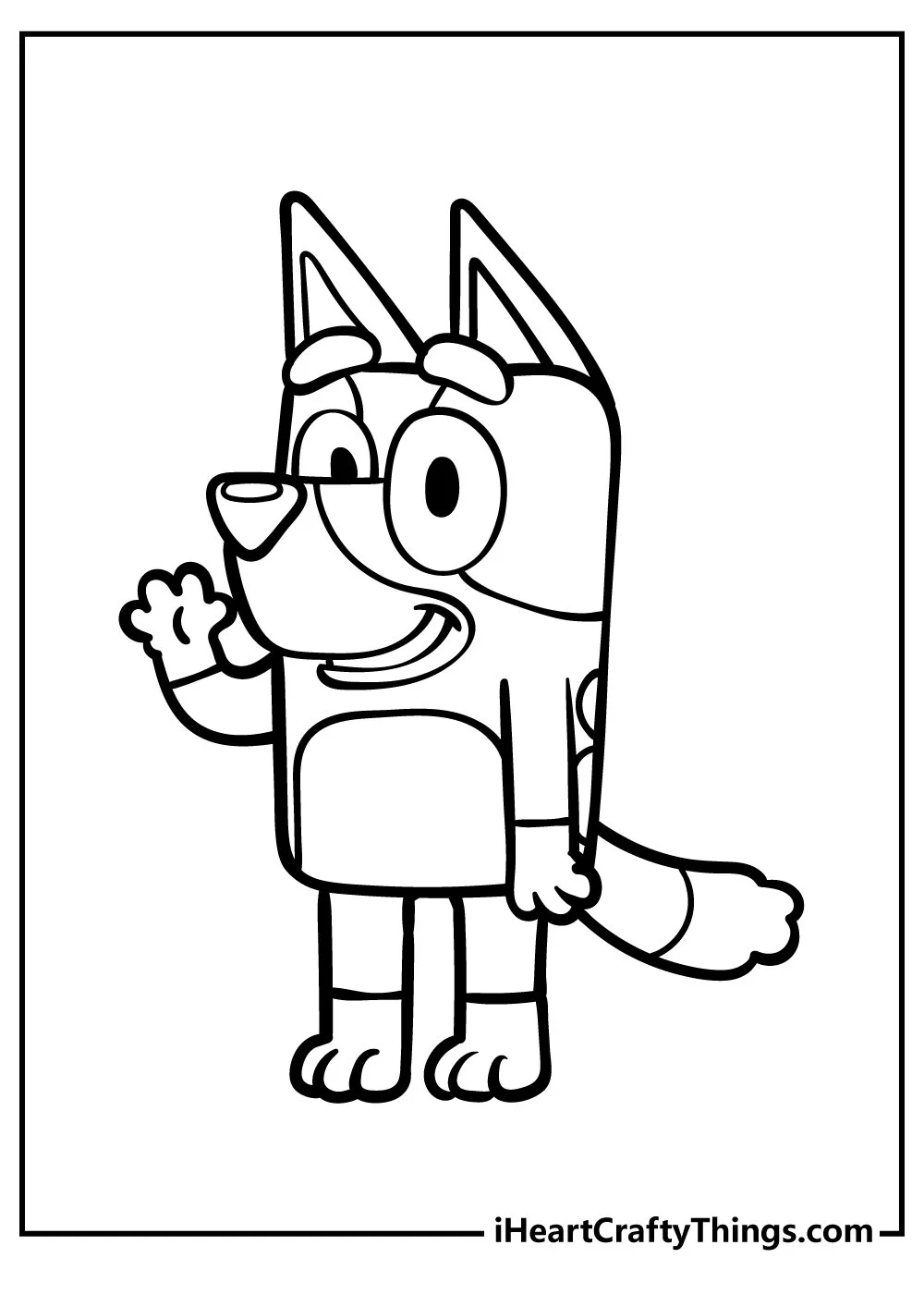 Chilli Heeler Coloring Pages