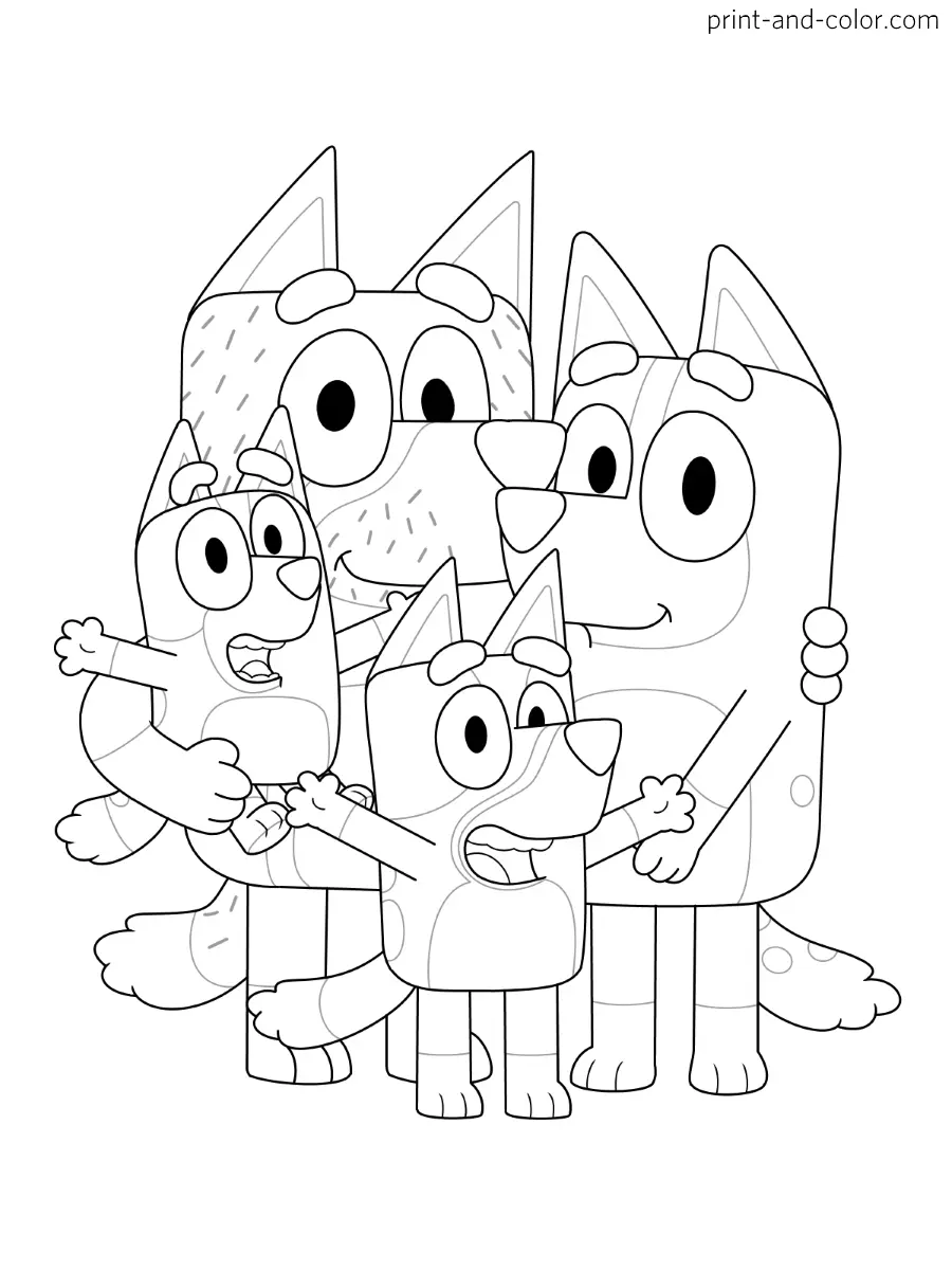 Chilli Heeler Coloring Pages 5