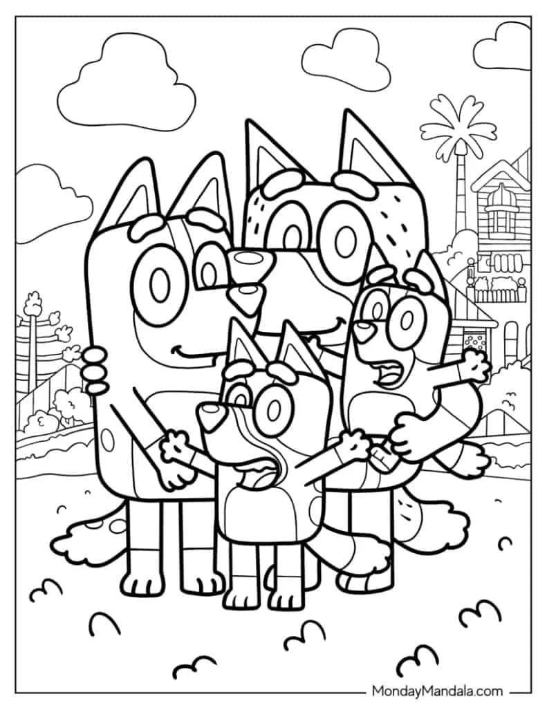 Chilli Heeler Coloring Pages 6