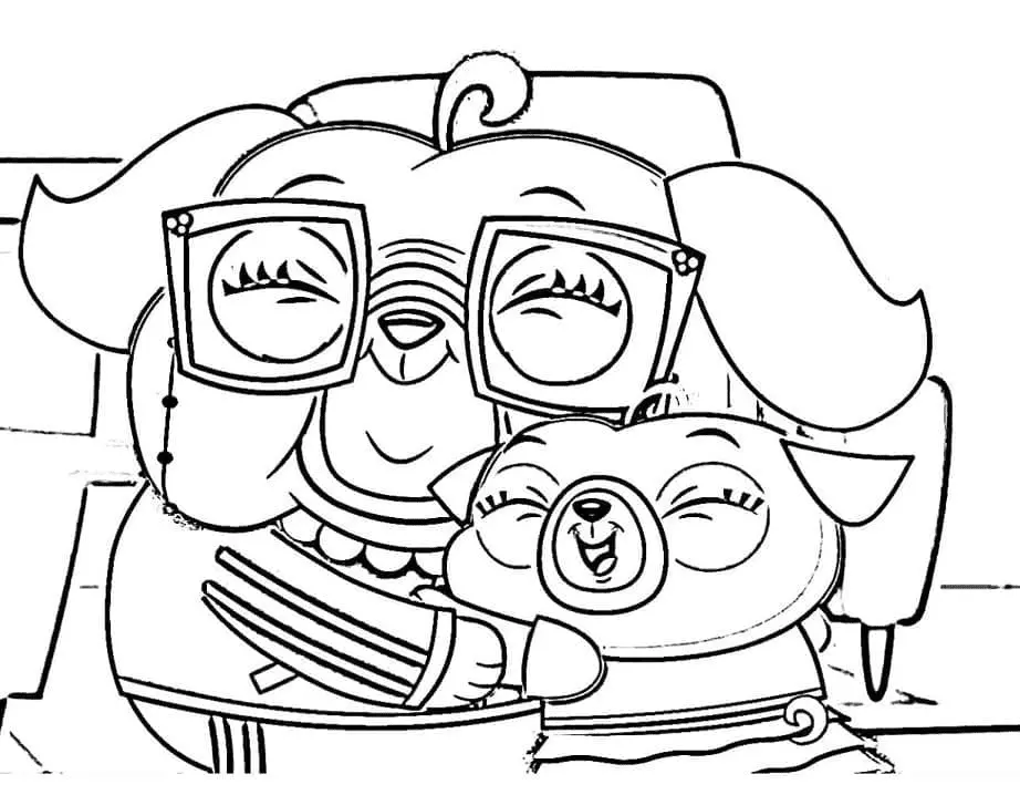 Chip und Potato Ausmalbilder