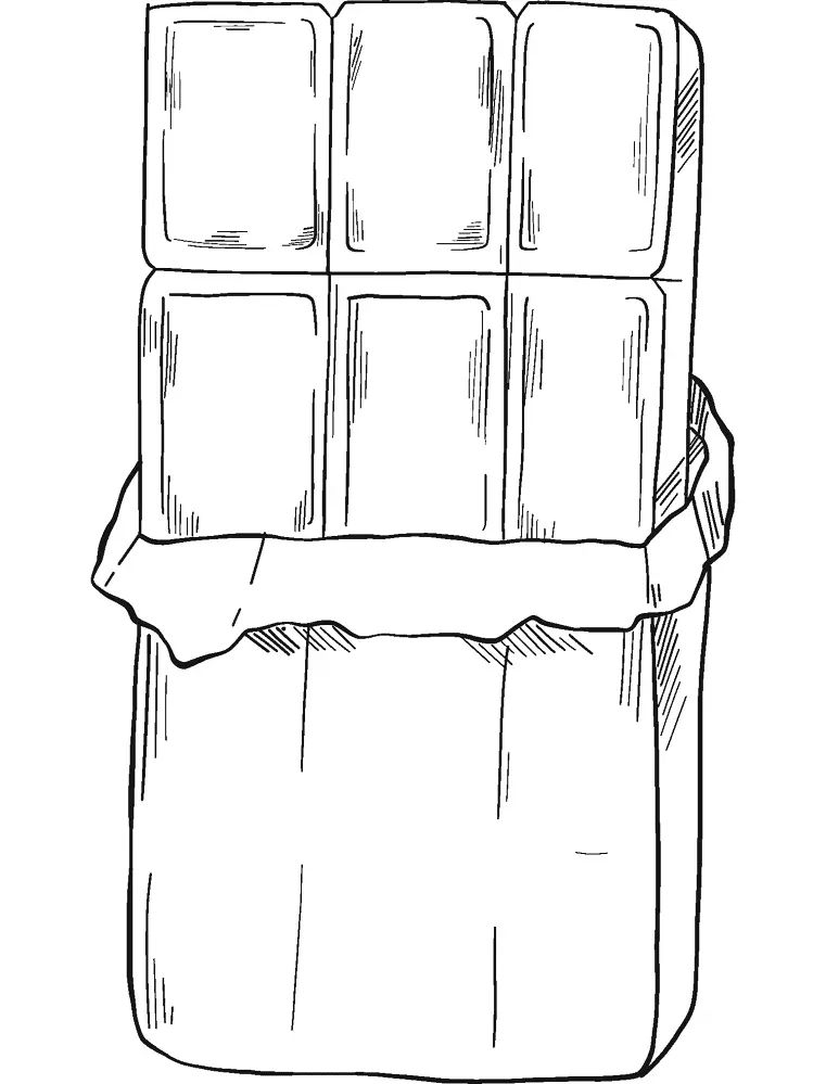 Schokolade Ausmalbilder 23