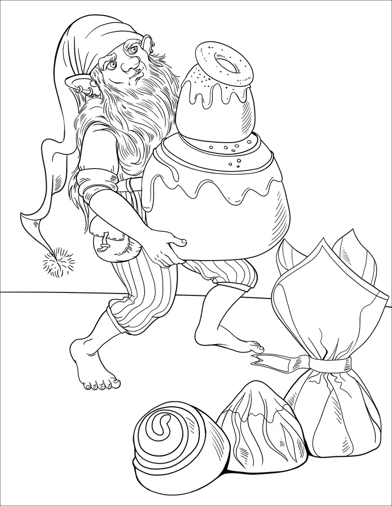 Schokolade Ausmalbilder 3