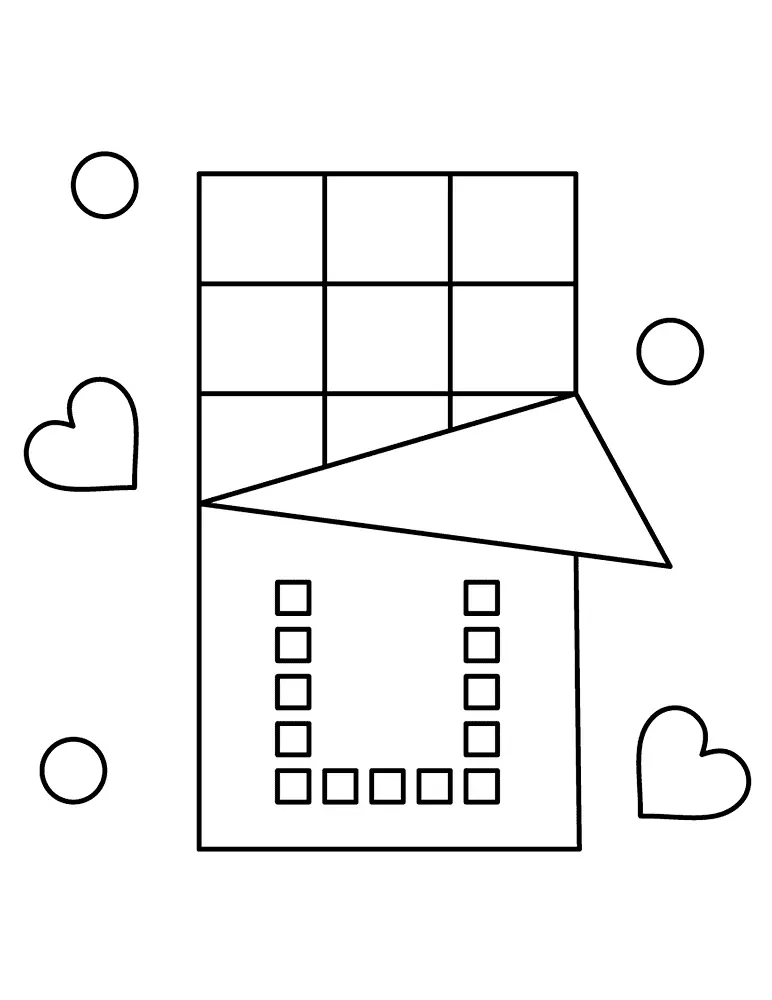 Chocolate Coloring Pages 49