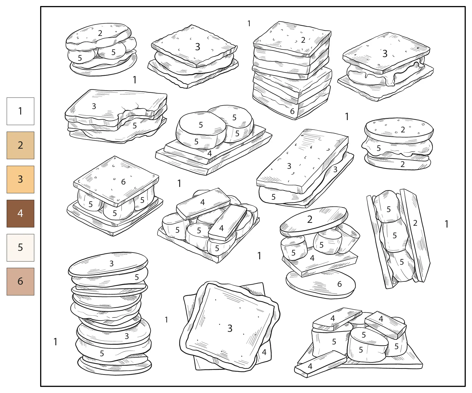 Schokolade Ausmalbilder 59