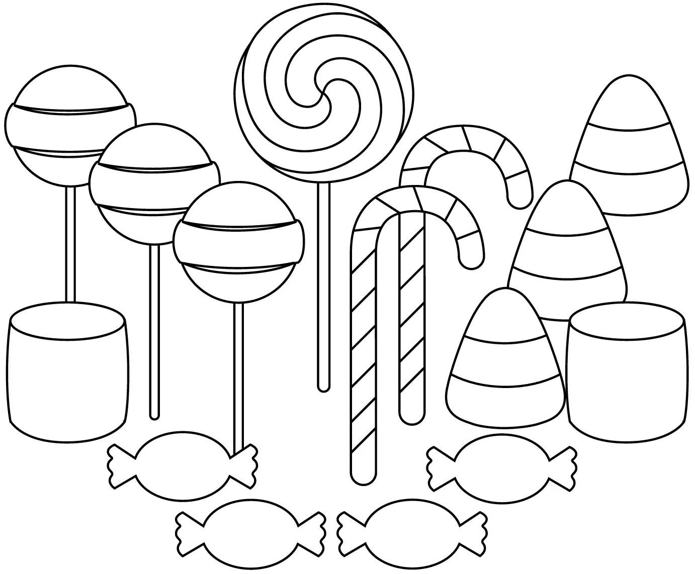 Schokolade Ausmalbilder 77