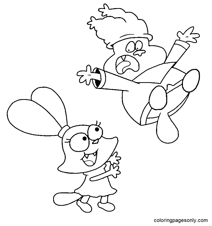 Chowder Para Colorear 12