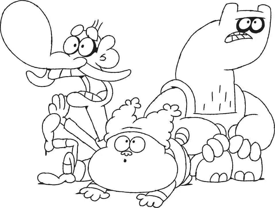 Chowder Para Colorear 17