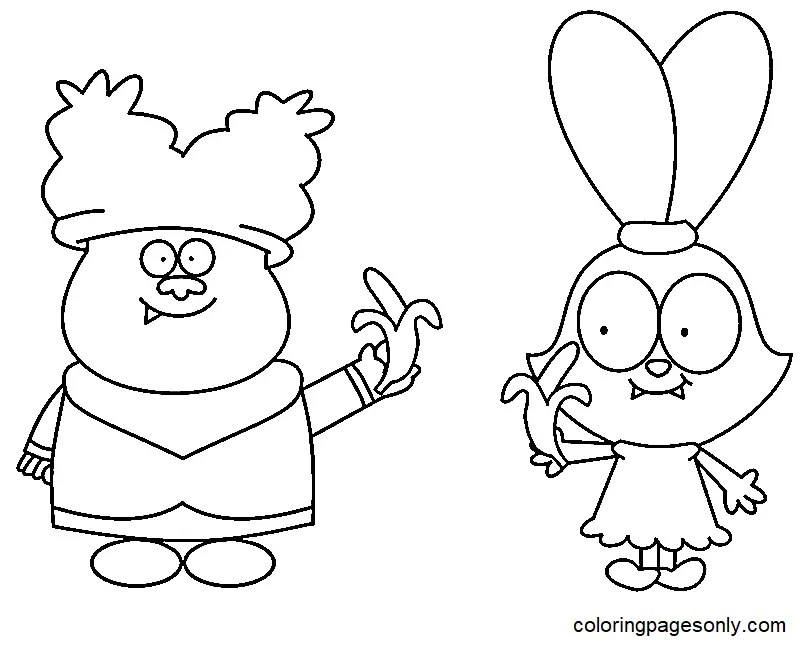 Chowder Para Colorear 18