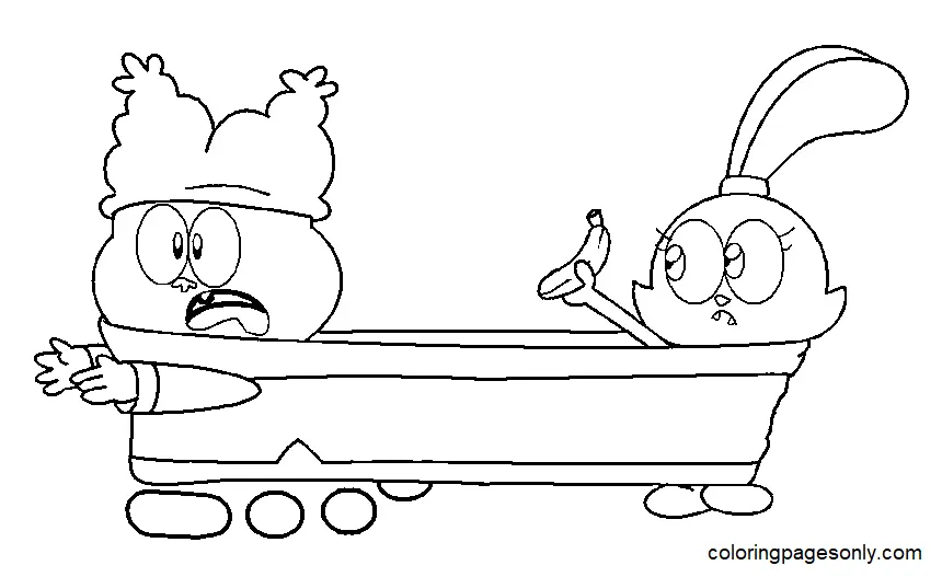 Chowder Para Colorear 20