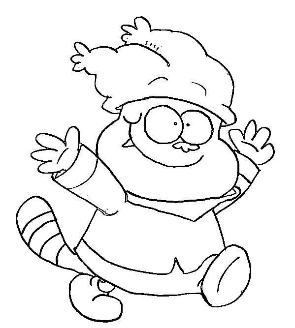 Chowder Para Colorear 32