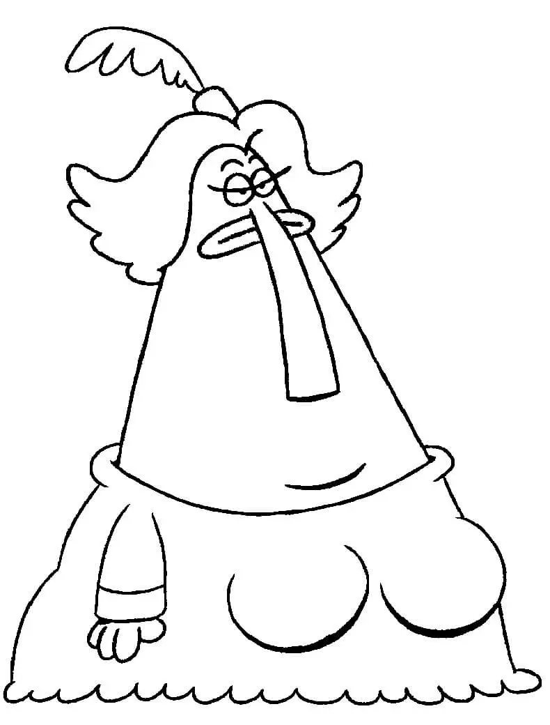 Chowder Para Colorear 4