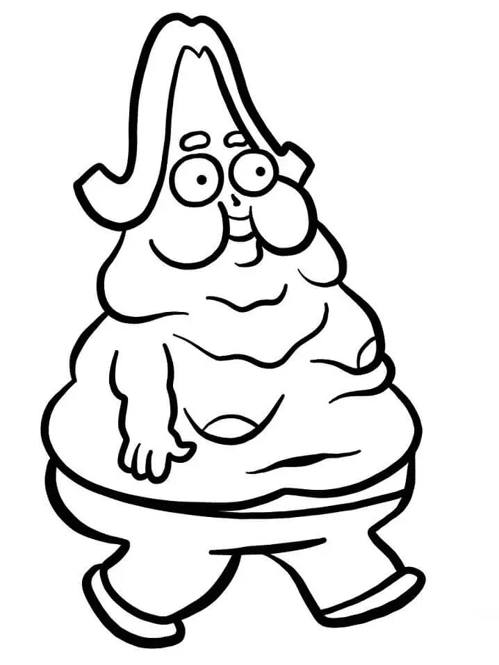 Chowder Para Colorear 44