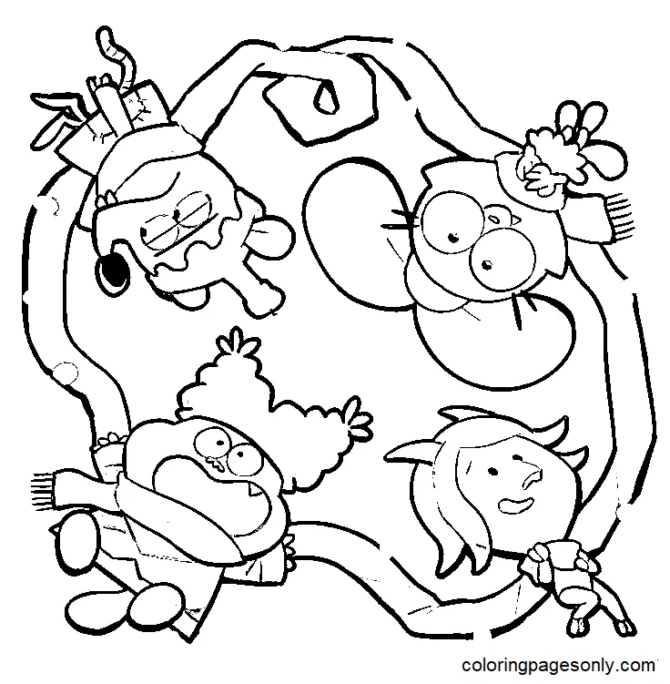 Chowder Para Colorear 46