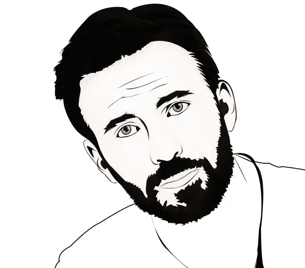 Chris Evans Ausmalbilder 4