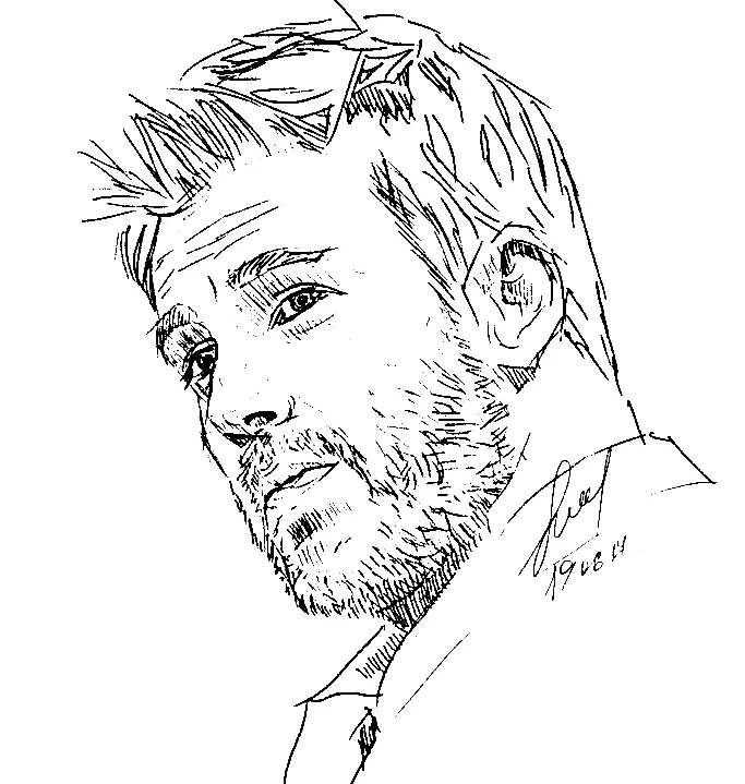Chris Evans Coloring Pages