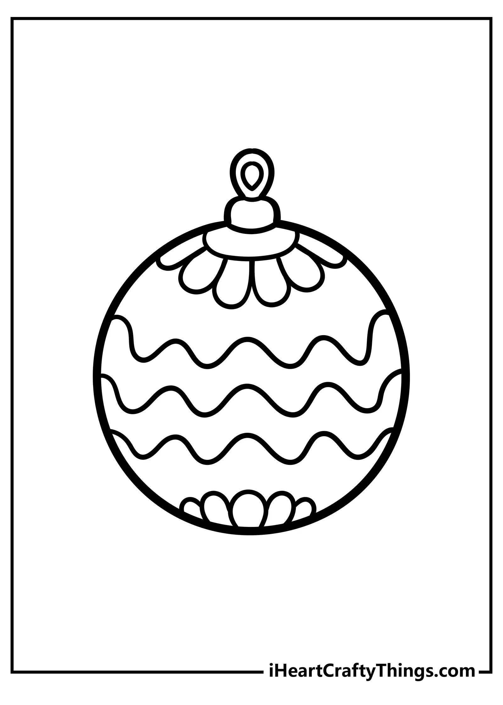 Bolas De Navidad Para Colorear 1