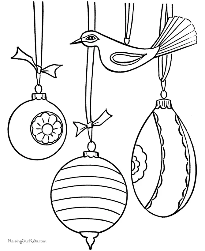 Bolas De Navidad Para Colorear 13