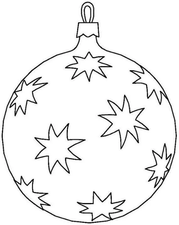 Bolas De Navidad Para Colorear 8