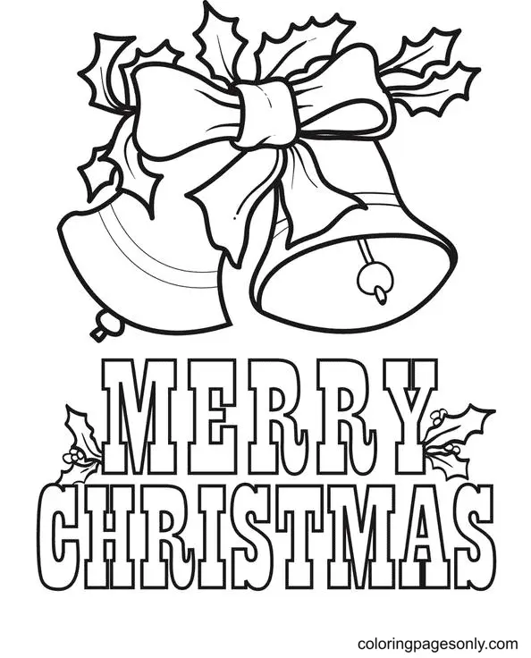 Christmas Bells Coloring Pages 1