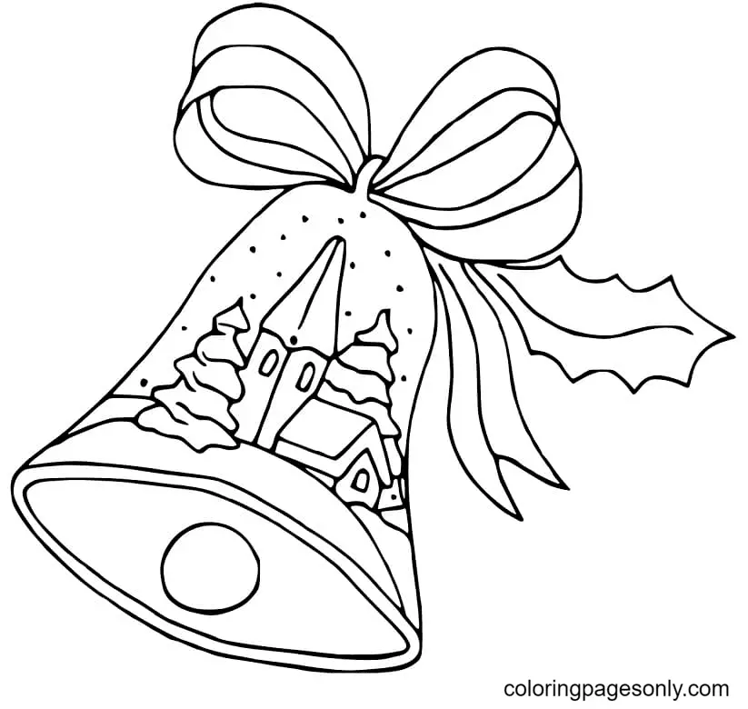 Christmas Bells Coloring Pages 3