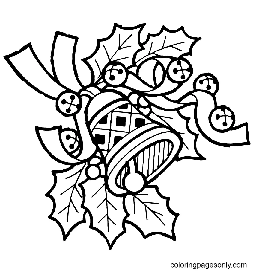 Christmas Bells Coloring Pages 4