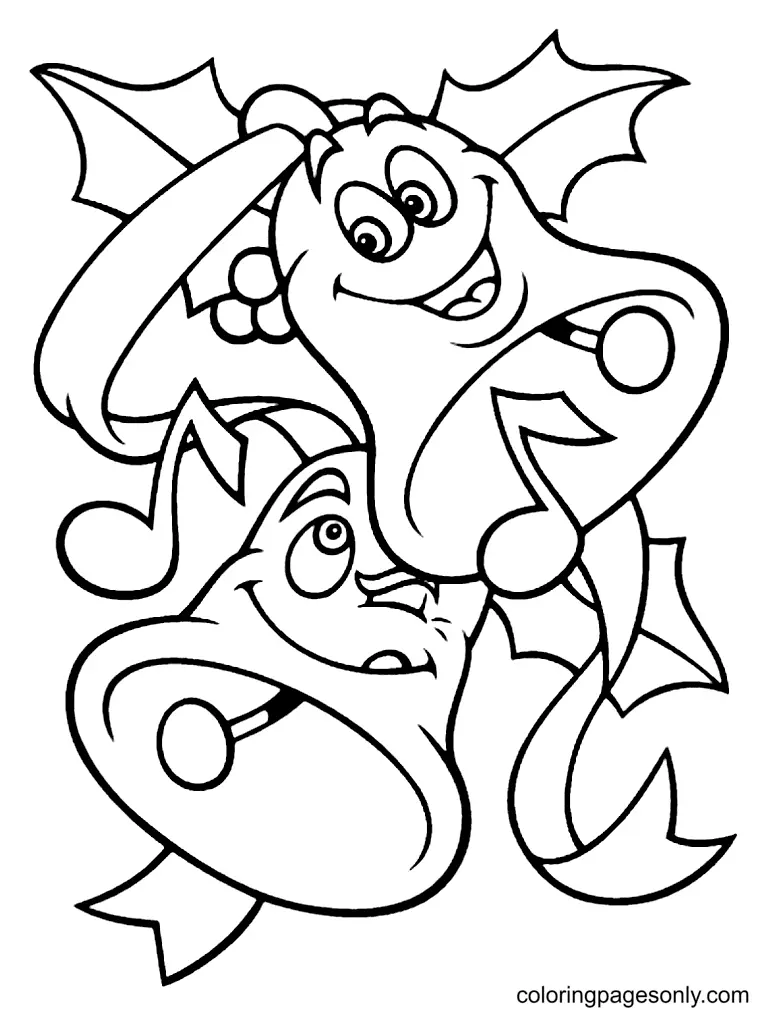 Christmas Bells Coloring Pages 5