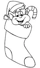 Christmas Candy Cane Coloring Pages 13