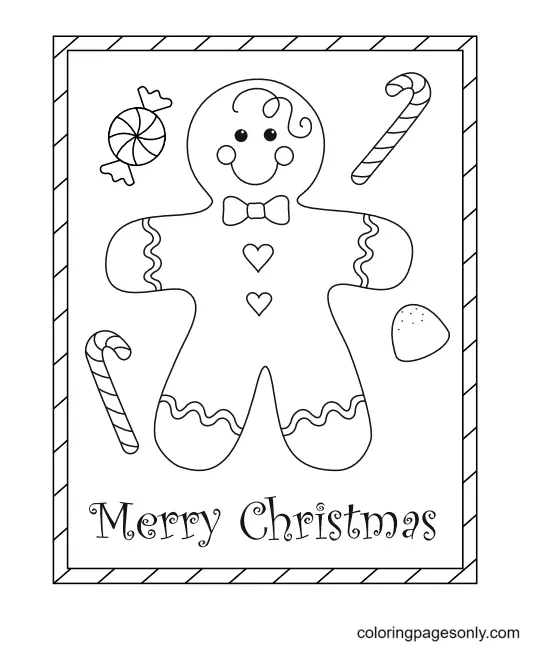 Desenhos de Cartoes de Natal Para Colorir 20