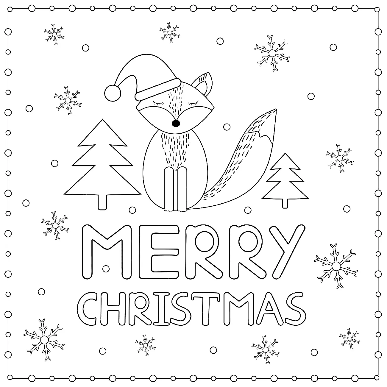 Desenhos de Cartoes de Natal Para Colorir 24