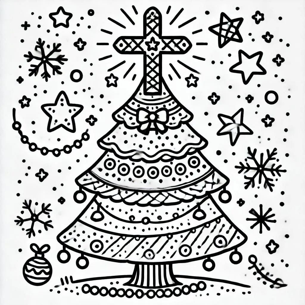 Natal Cristao para Colorear 29