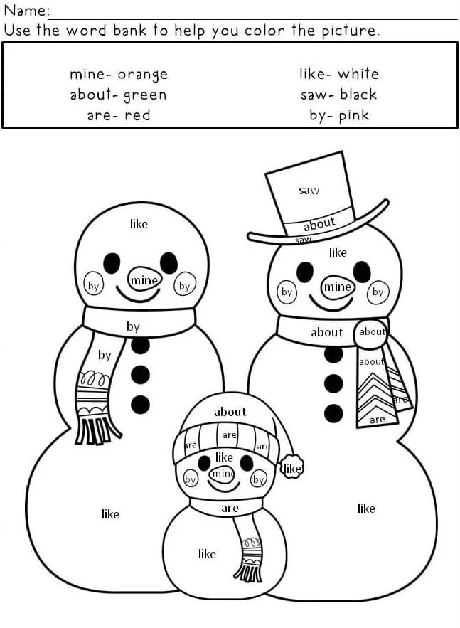 Christmas Color By Number Coloring Pages 46
