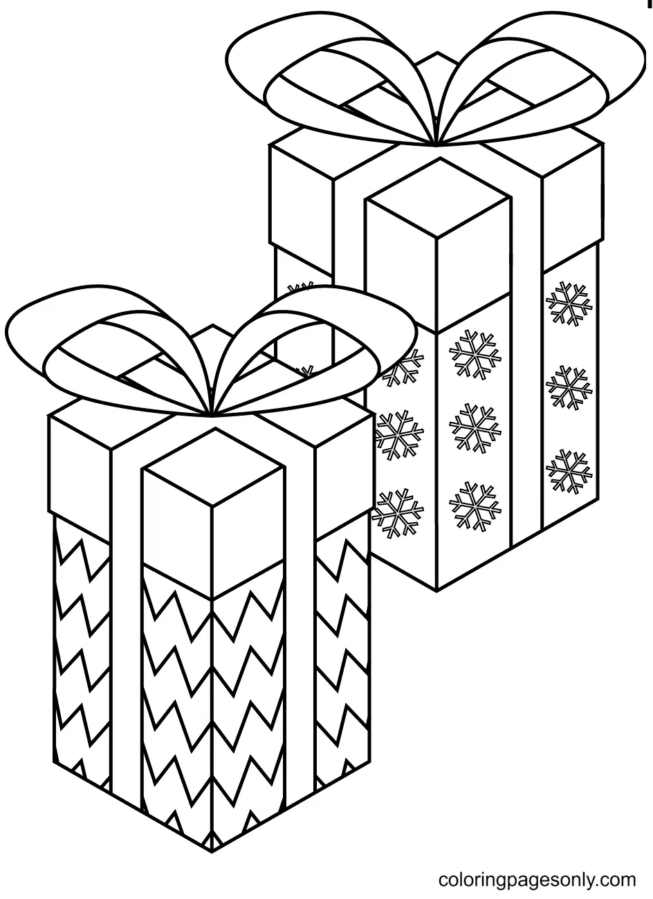 Weihnachtsgeschenke Ausmalbilder 83