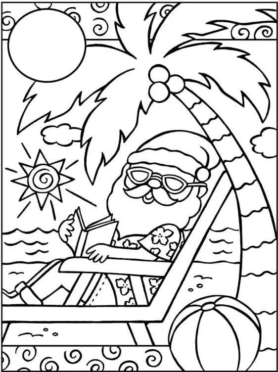 Desenhos de Natal Em Julho Para Colorir 14