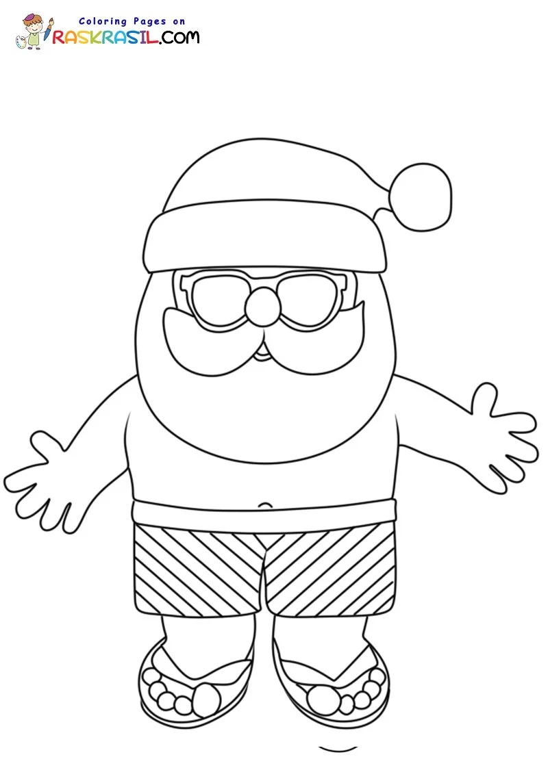 Desenhos de Natal Em Julho Para Colorir 3