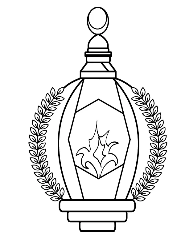 Farol De Navidad Para Colorear 9