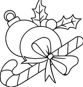 Weihnachtsornamente Ausmalbilder 1
