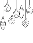 Weihnachtsornamente Ausmalbilder 12