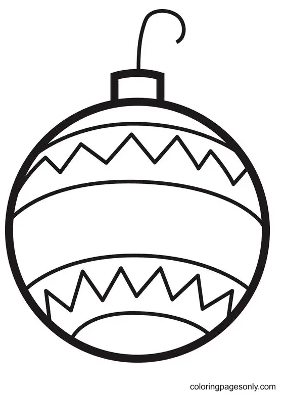 Weihnachtsornamente Ausmalbilder 17