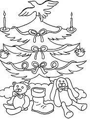 Weihnachtsornamente Ausmalbilder 22