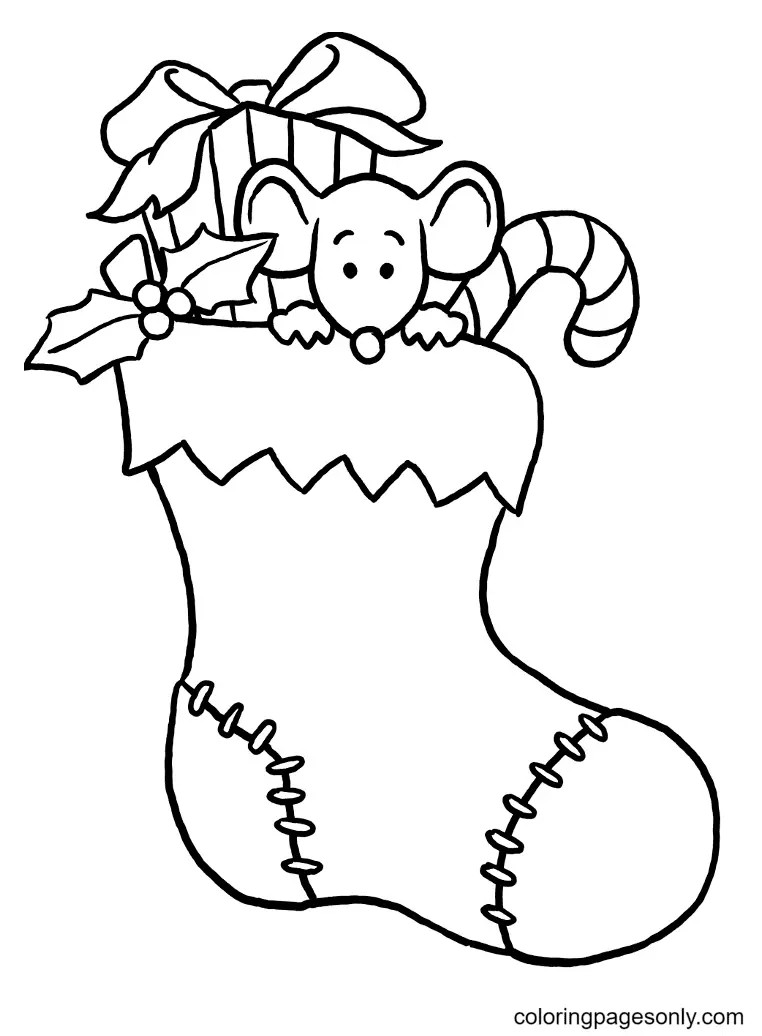 Christmas Stockings Coloring Pages 42
