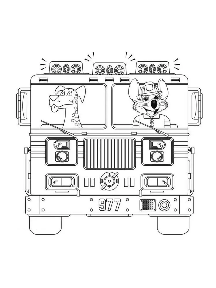 Chuck E Cheese Para Colorir 22