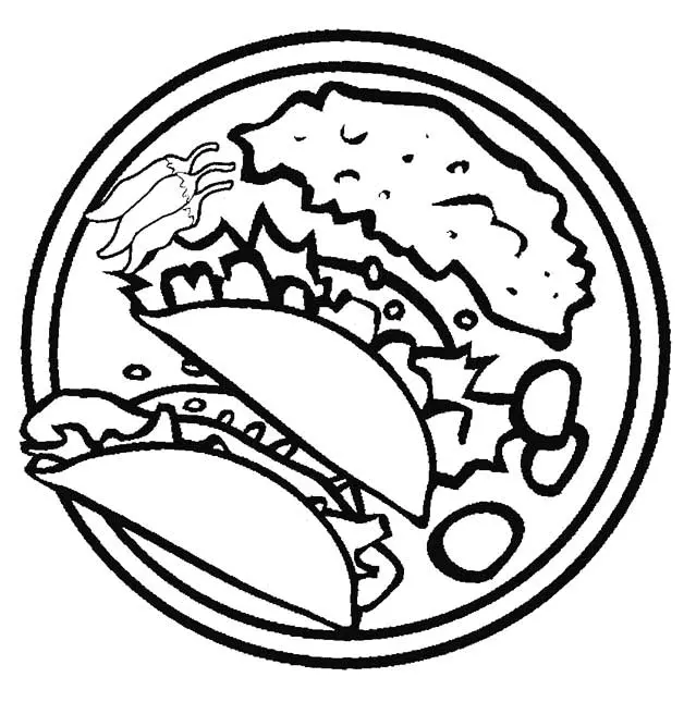 Desenhos de Cinco de Maio Para Colorir 23