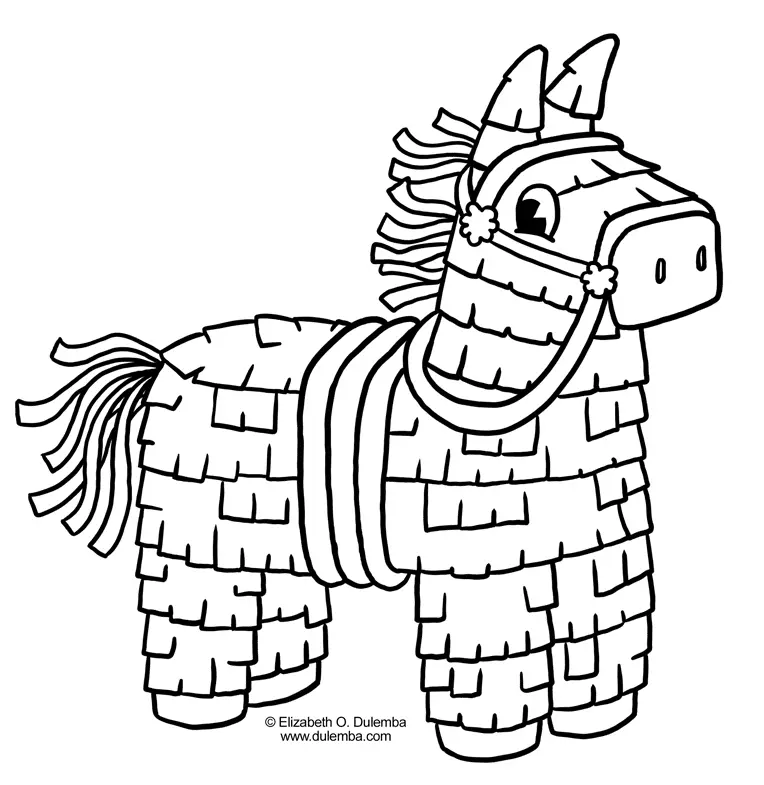 Desenhos de Cinco de Maio Para Colorir 6